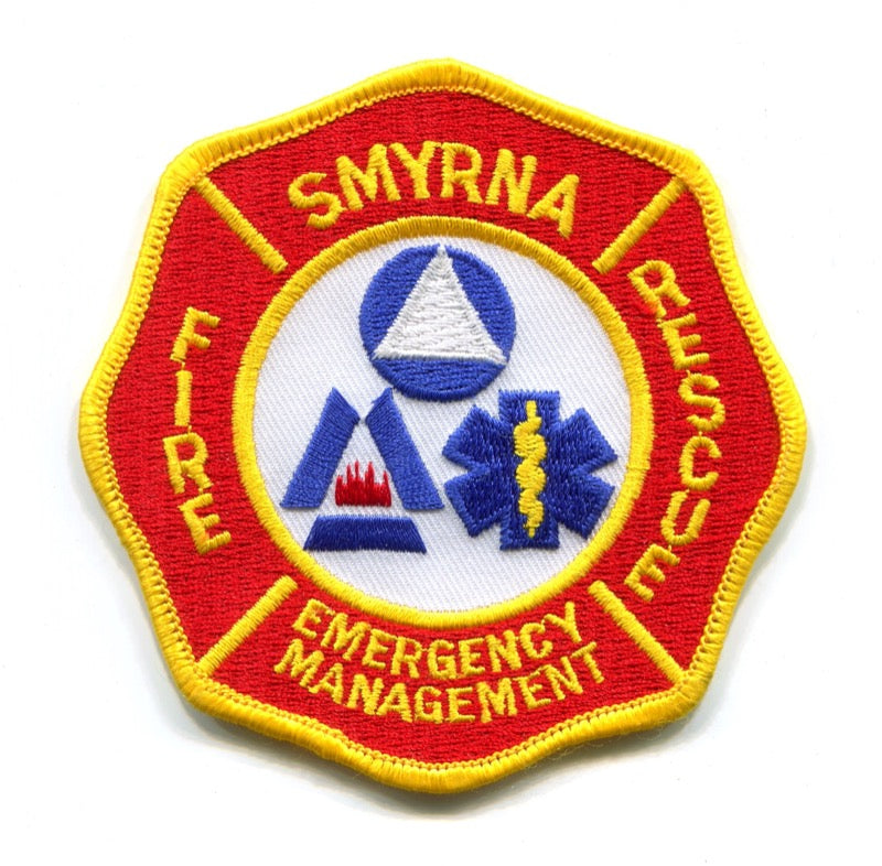 Smyrna Fire Rescue Department Emergency Management Patch Georgia GA