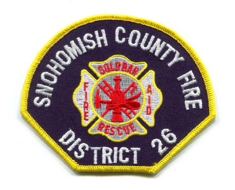 Snohomish County Fire District 26 Gold Bar Patch Washington WA