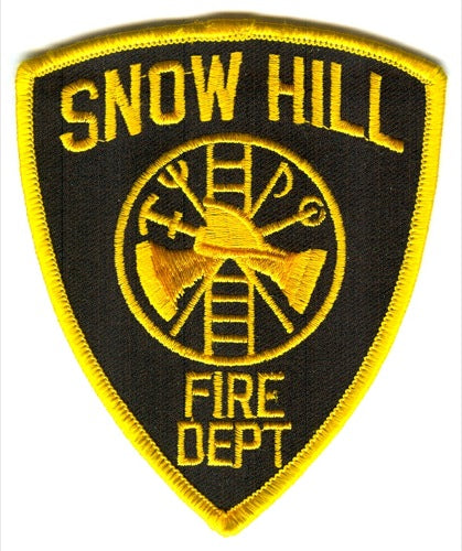 Snow Hill Fire Department Patch Maryland MD