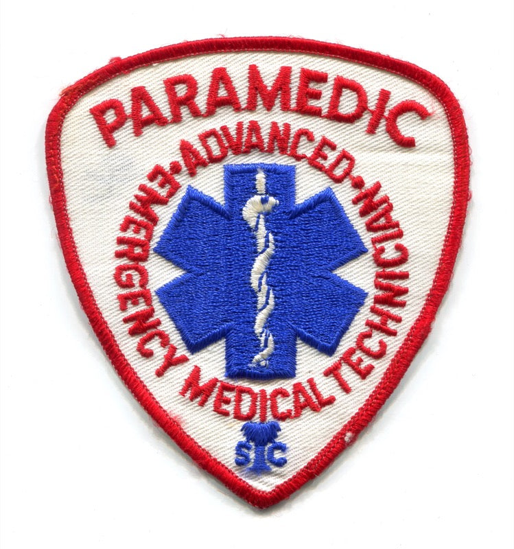 South Carolina State Advanced Emergency Medical Technician EMT Paramedic EMS Patch South Carolina SC