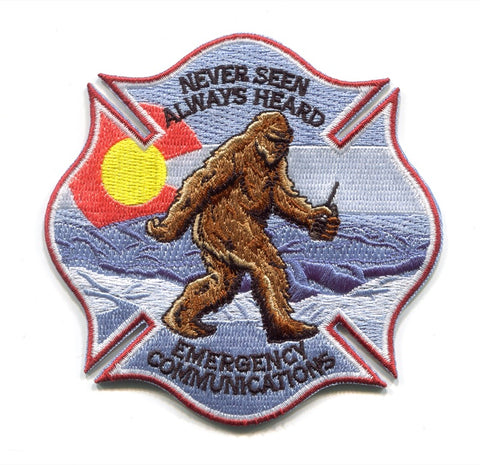 South Metro Fire Rescue Department Emergency Communications Patch Colorado CO
