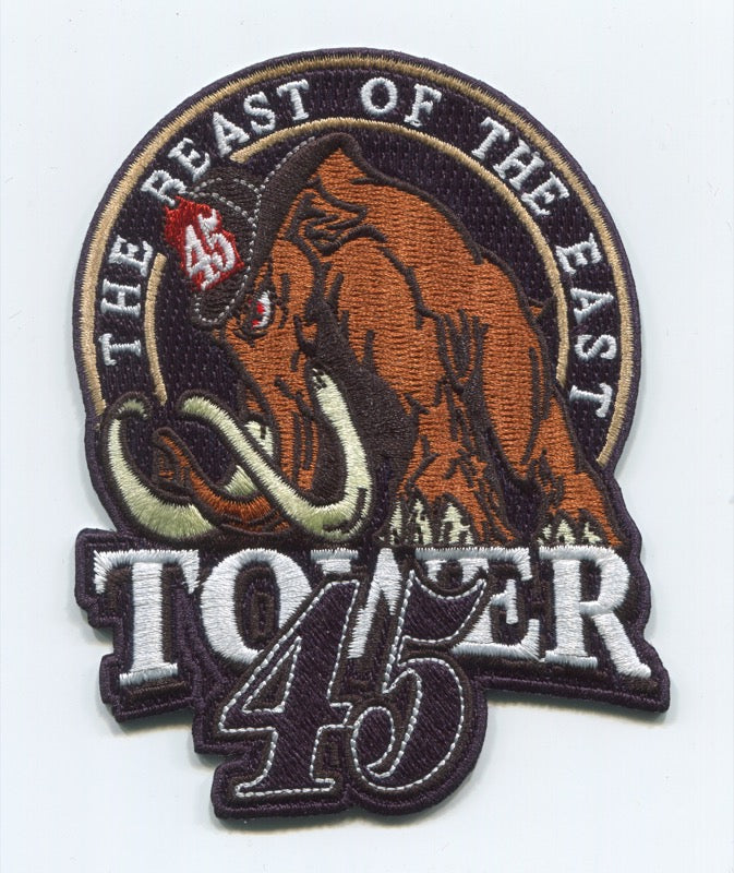 South Metro Fire Rescue Department Tower 45 Patch Colorado CO Woolly Mammoth
