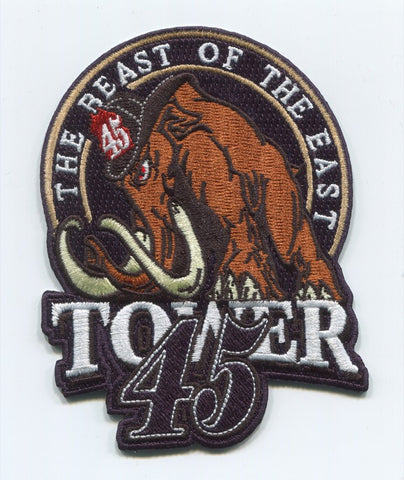 South Metro Fire Rescue Department Tower 45 Patch Colorado CO Woolly Mammoth