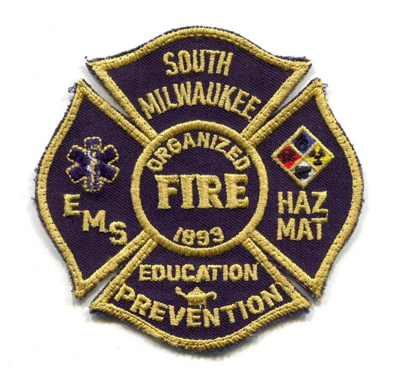 South Milwaukee Fire Department Patch Wisconsin WI