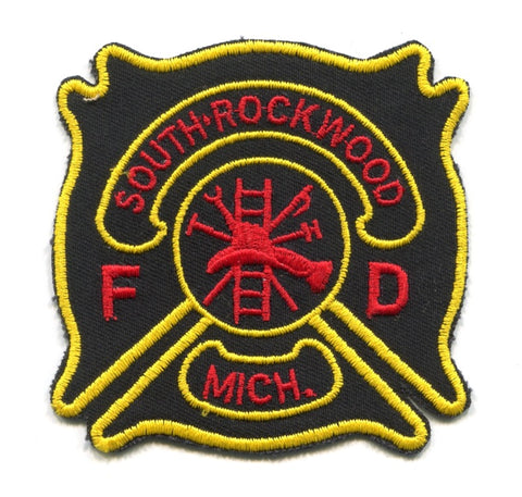 South Rockwood Fire Department Patch Michigan MI