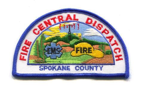 Spokane County Fire Central Dispatch Patch Washington WA