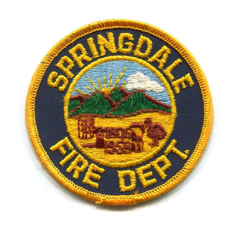 Springdale Fire Department Patch Ohio OH