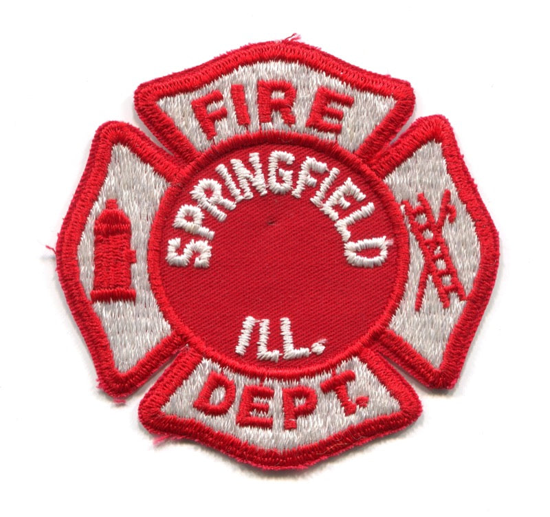 Springfield Fire Department Patch Illinois IL