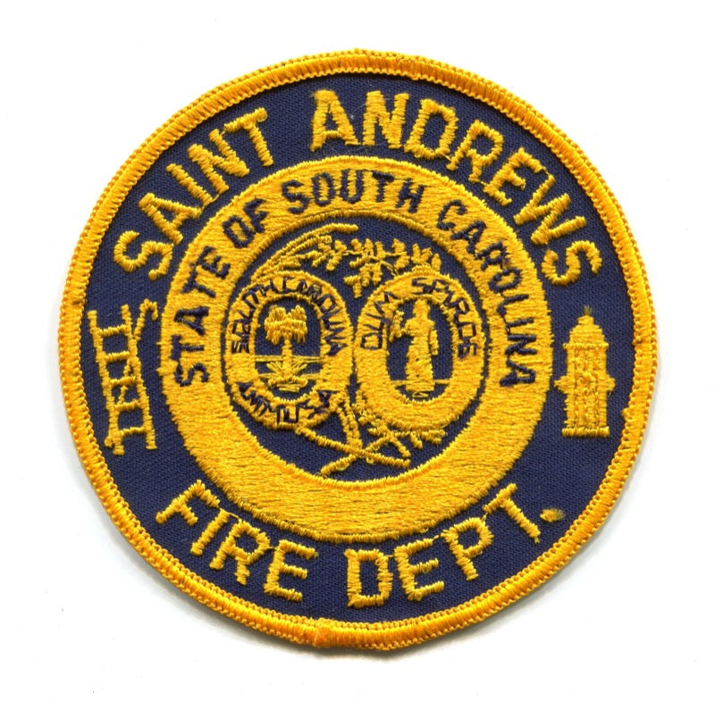 Saint Andrews Fire Department Patch South Carolina SC