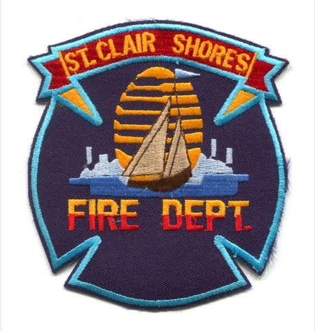 Saint Clair Shores Fire Department Patch Michigan MI