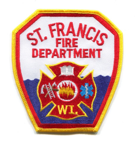 Saint Francis Fire Department Patch Wisconsin WI