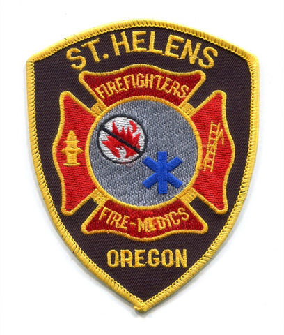 Saint Helens Fire Department Firefighters Medics Patch Oregon OR v2 SEE SCAN