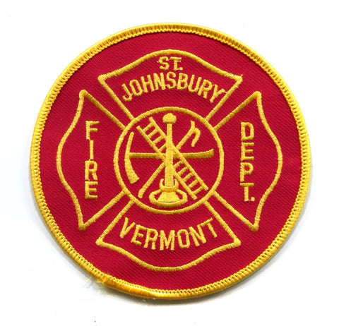 Saint Johnsbury Fire Department Patch Vermont VT
