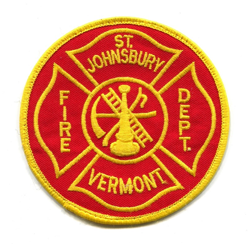 Saint Johnsbury Fire Department Patch Vermont VT