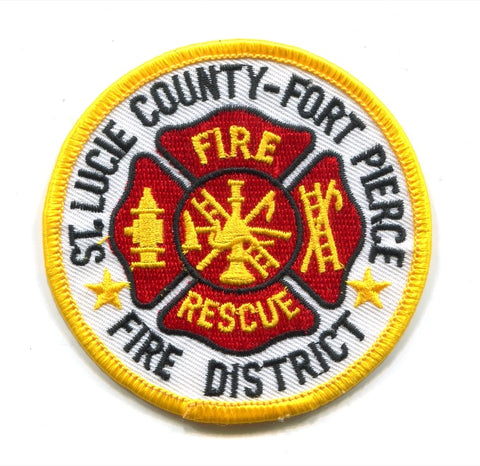 Saint Lucie County Fort Pierce Fire Rescue District Patch Florida FL