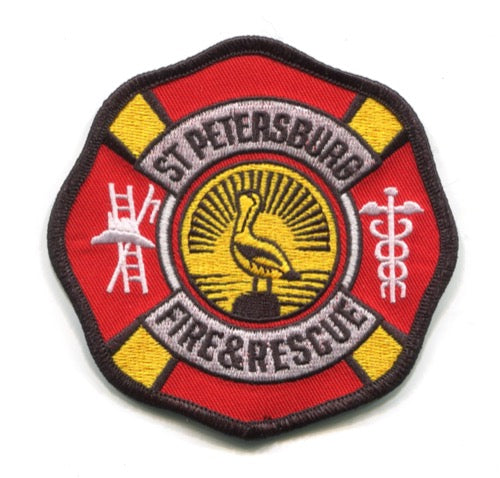 Saint Petersburg Fire and Rescue Department Patch Florida FL v2 ...