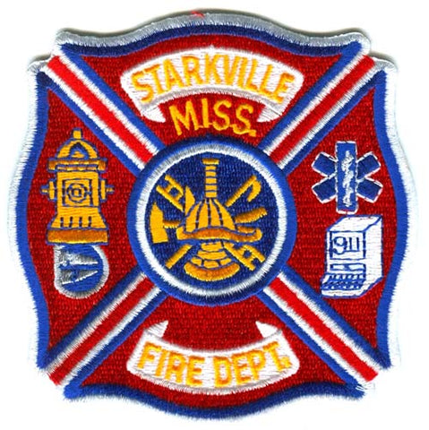 Starkville Fire Department Patch Mississippi MS