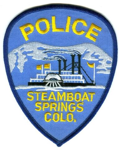 Steamboat Springs Police Department Patch Colorado CO