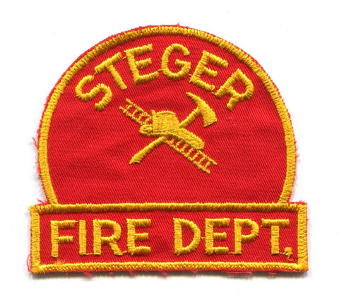 Steger Fire Department Patch Illinois IL