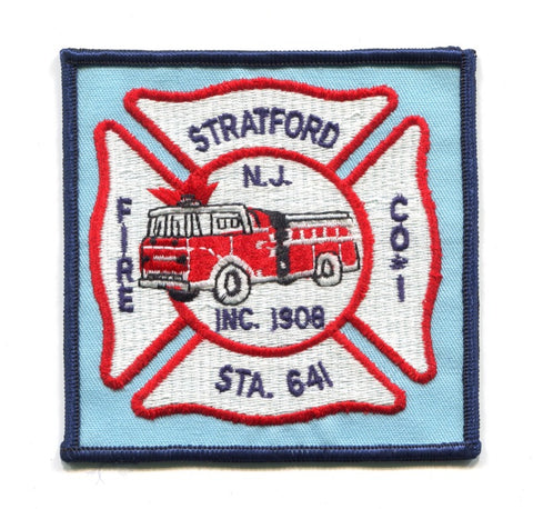 Stratford Fire Company 1 Station 641 Patch New Jersey NJ