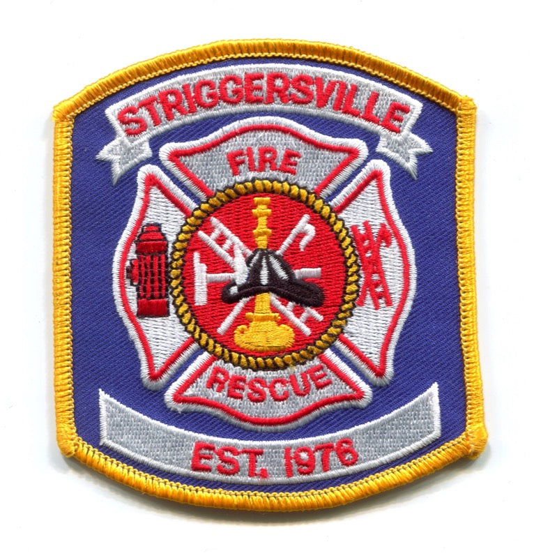 Striggersville Fire Rescue Department Patch Tennessee TN