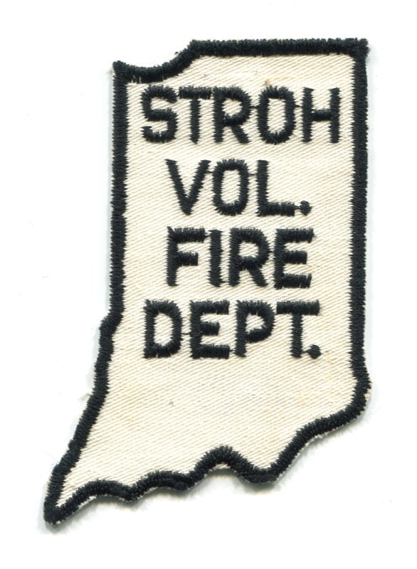 Stroh Volunteer Fire Department Patch Indiana IN