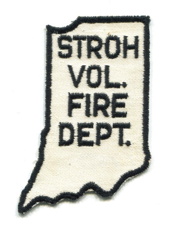 Stroh Volunteer Fire Department Patch Indiana IN