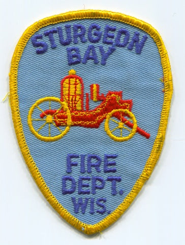 Sturgeon Bay Fire Department Patch Wisconsin WI