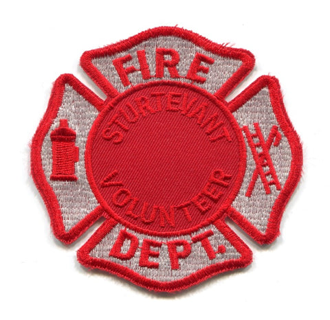 Sturtevant Volunteer Fire Department Patch Wisconsin WI