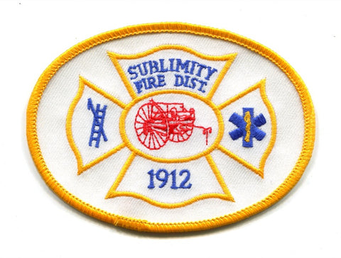 Sublimity Fire District Patch Oregon OR