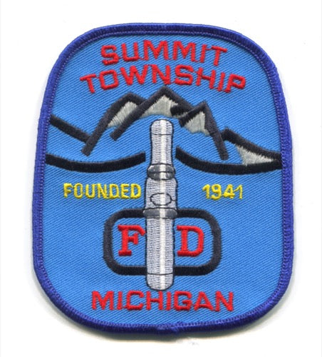 Summit Township Fire Department Patch Michigan MI
