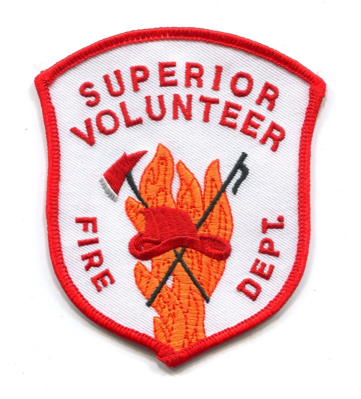 Superior Volunteer Fire Department Patch Nebraska NE