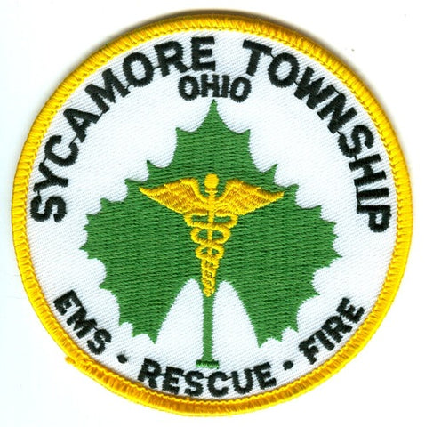 Sycamore Township Fire Rescue EMS Department Patch Ohio OH