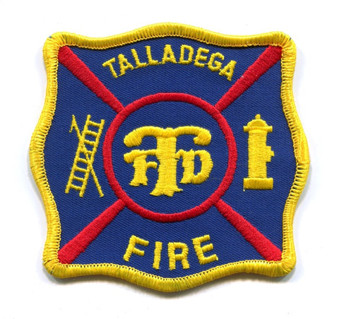 Talladega Fire Department Patch Alabama AL