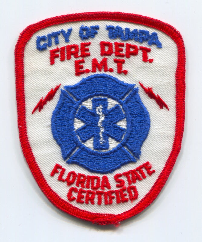 Tampa Fire Department EMT EMS Patch Florida FL