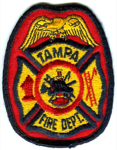 Tampa Fire Department Patch Florida FL