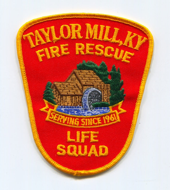 Taylor Mill Fire Rescue Department Life Squad Patch Kentucky KY