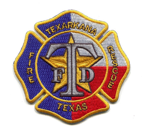 Texarkana Fire Rescue Department Patch Texas TX
