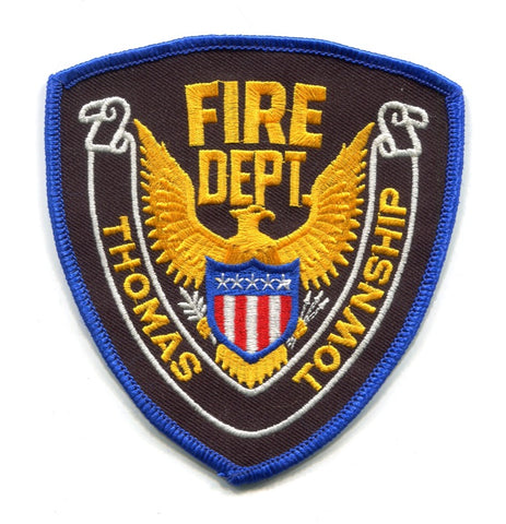 Thomas Township Fire Department Patch Michigan MI