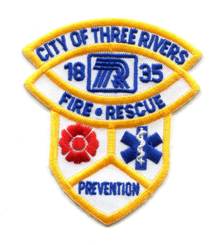 Three Rivers Fire Rescue Department Patch Michigan MI
