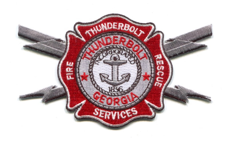 Thunderbolt Fire Rescue Services Department Patch Georgia GA