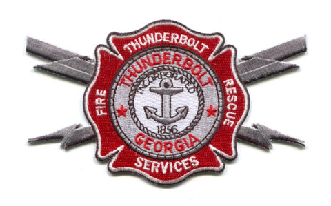 Thunderbolt Fire Rescue Services Department Patch Georgia GA