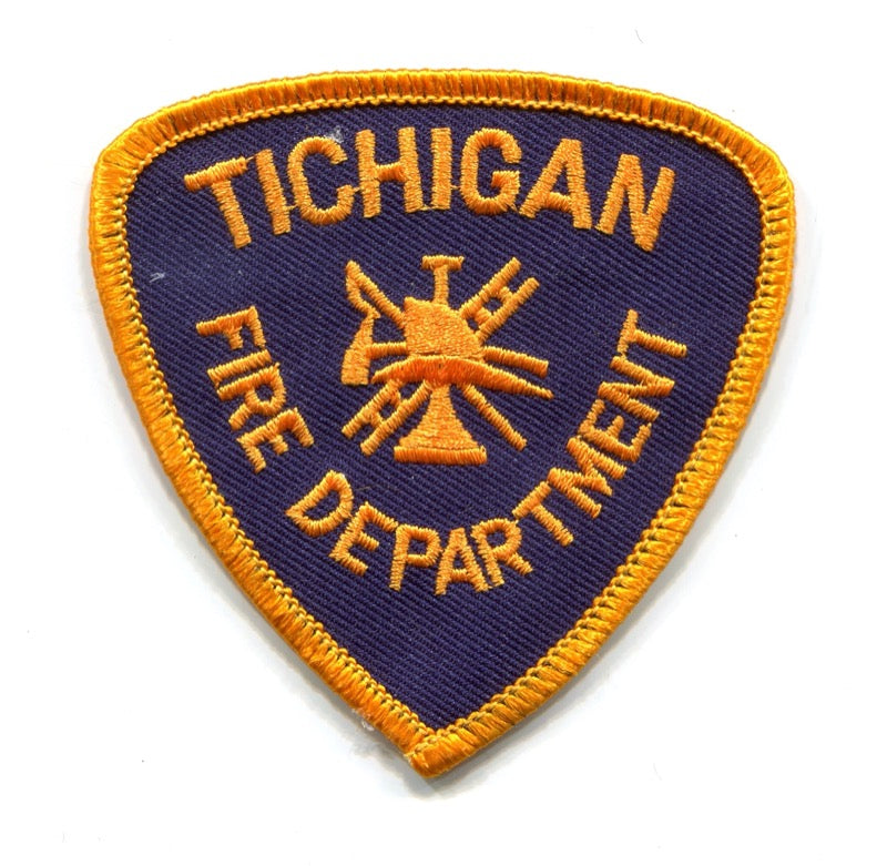 Tichigan Fire Department Patch Wisconsin WI
