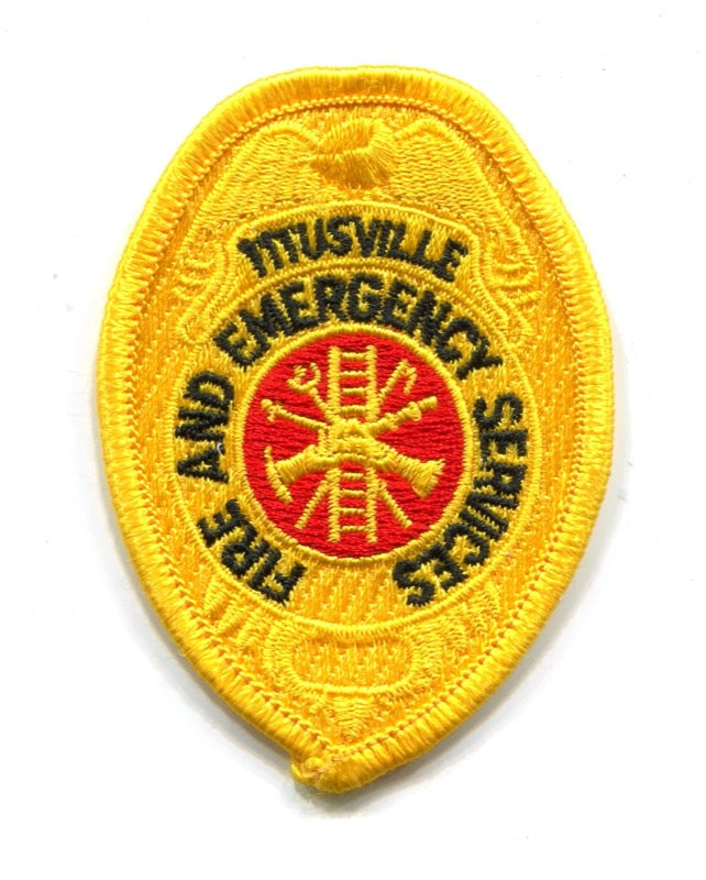 Titusville Fire and Emergency Services Department Patch Florida FL
