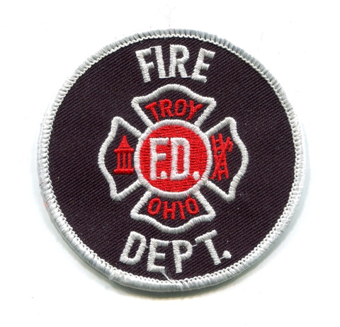 Troy Fire Department Patch Ohio OH