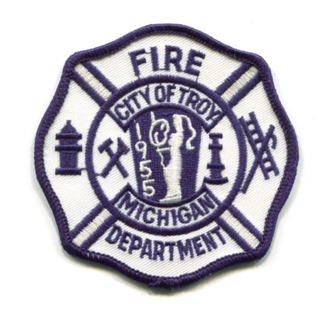 Troy Fire Department Patch Michigan MI