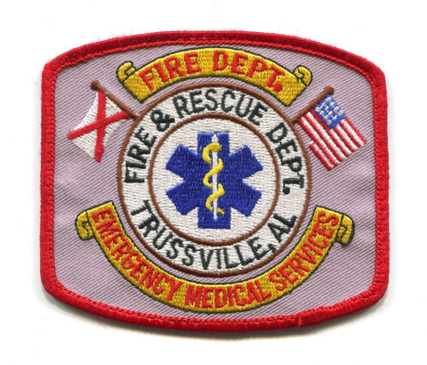 Trussville Fire and Rescue Department EMS Patch Alabama AL