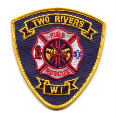 Two Rivers Fire Rescue Department Patch Wisconsin WI