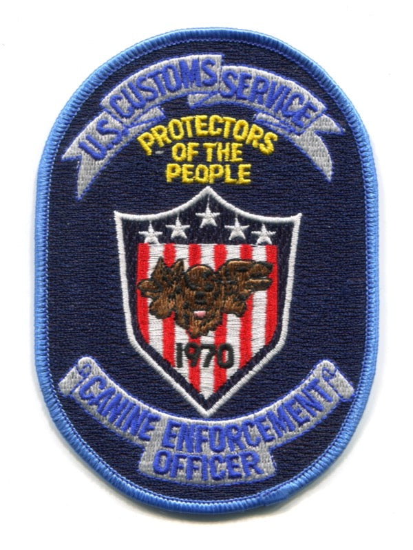 United States Customs Service Canine Enforcement Officer K9 Police Patch No State Affiliation