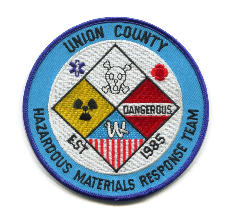 Union County Fire Department Hazardous Materials Response Team Patch New Jersey NJ